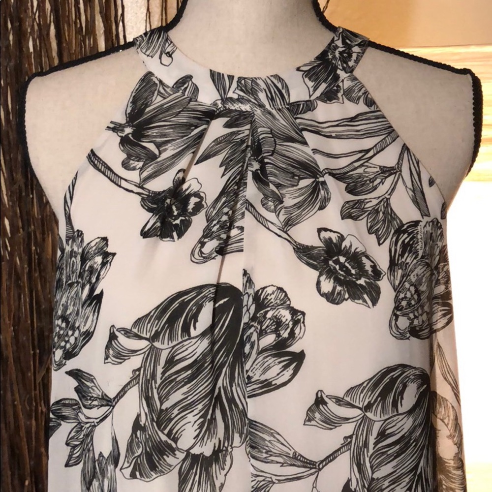 ASTR • High-Neck Floral Maxi